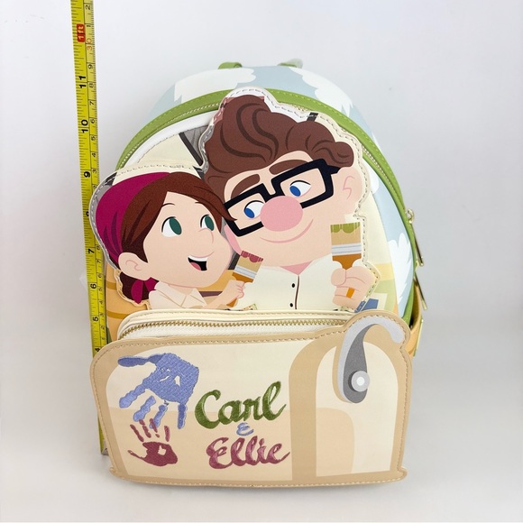 Loungefly Disney Pixar Carl & Ellie Mailbox Mini Backpack New With Tags - Flaw - Picture 12 of 16